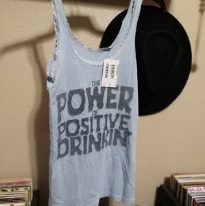 Midnight Rider "Power of Positive Drinkin" tank